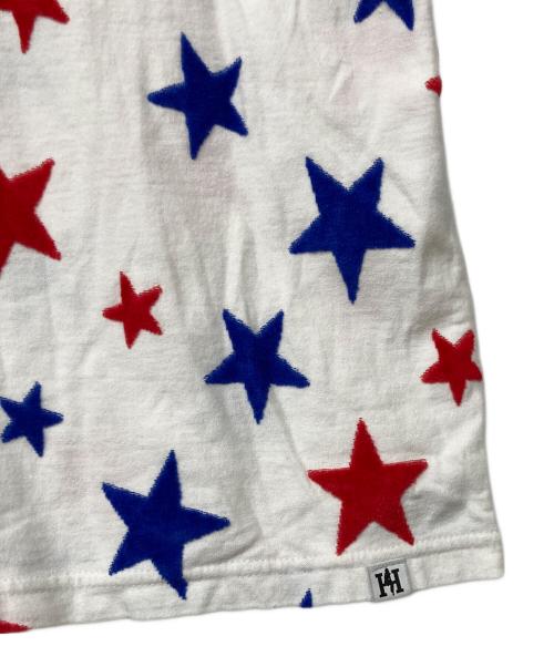 Hysteric Glamour（ヒステリックグラマー）Hysteric Glamour (ヒステリックグラマー) STAR WOMANジャカード総柄 Tシャツ ホワイト サイズ:Ｌの古着・服飾アイテム