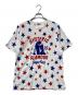 Hysteric Glamour（ヒステリックグラマー）の古着「STAR WOMANジャカード総柄 Tシャツ」｜ホワイト