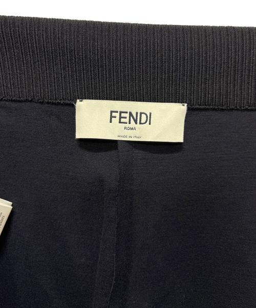 FENDI（フェンディ）FENDI (フェンディ) Leather Leggings / Leather Trousers/レザー レギンスパンツ ブラック サイズ:42の古着・服飾アイテム