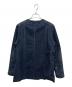 GUCCI (グッチ) ノーカラーデニムジャケット ブルー サイズ:44：60000円
