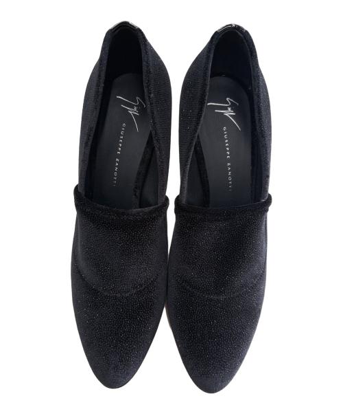 GIUSEPPE ZANOTTI（ジュゼッペザノッティ）GIUSEPPE ZANOTTI (ジュゼッペザノッティ) ヒールパンプス ブラック サイズ:40の古着・服飾アイテム