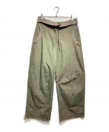 COYSEIO（コイセイオ）の古着「Flow Fold Pants」｜オリーブ