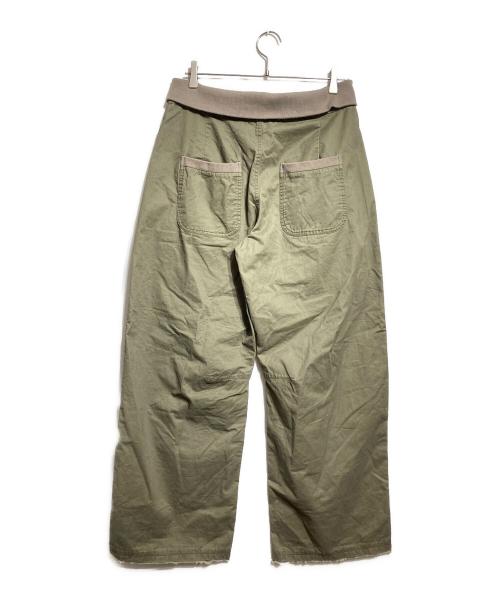 COYSEIO（コイセイオ）COYSEIO (コイセイオ) Flow Fold Pants オリーブ サイズ:2の古着・服飾アイテム