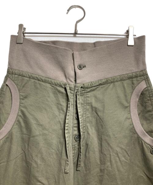 COYSEIO（コイセイオ）COYSEIO (コイセイオ) Flow Fold Pants オリーブ サイズ:2の古着・服飾アイテム