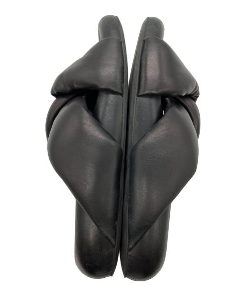 MARNI（マルニ）MARNI (マルニ) ツイストレザーサンダル ブラック サイズ:SIZE40の古着・服飾アイテム