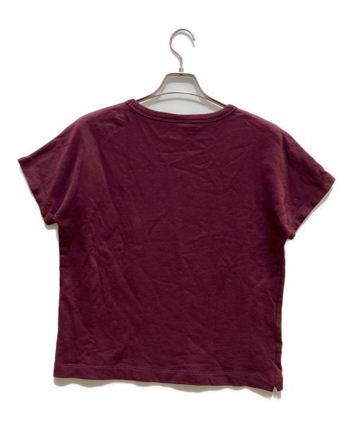 DRIES VAN NOTEN（ドリスヴァンノッテン）DRIES VAN NOTEN (ドリスヴァンノッテン) コットンTシャツ ワインレッド サイズ:Sの古着・服飾アイテム