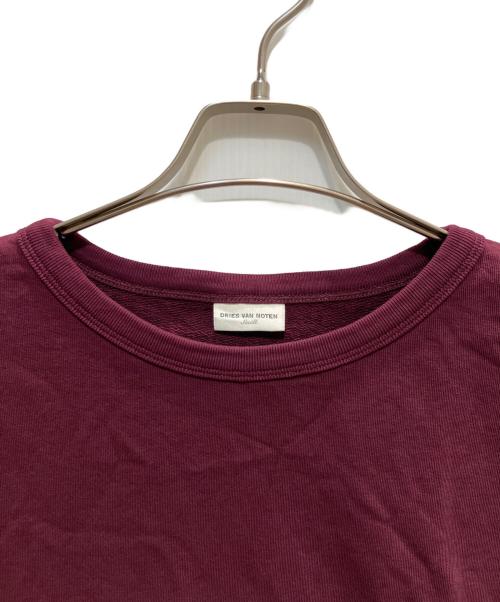 DRIES VAN NOTEN（ドリスヴァンノッテン）DRIES VAN NOTEN (ドリスヴァンノッテン) コットンTシャツ ワインレッド サイズ:Sの古着・服飾アイテム