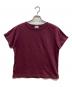 DRIES VAN NOTEN（ドリスヴァンノッテン）の古着「コットンTシャツ」｜ワインレッド