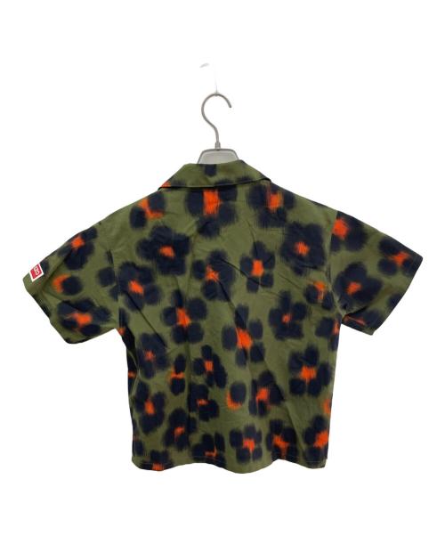 KENZO（ケンゾー）KENZO (ケンゾー) Hana Leopard ボクシーシャツ グリーン サイズ:XSの古着・服飾アイテム