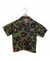KENZO（ケンゾー）の古着「Hana Leopard ボクシーシャツ」｜グリーン