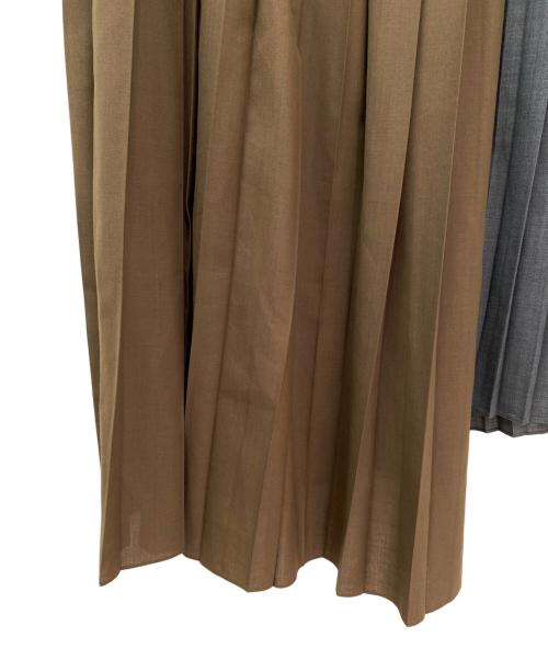 sacai（サカイ）sacai (サカイ) Siuting Skirt ブラウン×グレー サイズ:2の古着・服飾アイテム