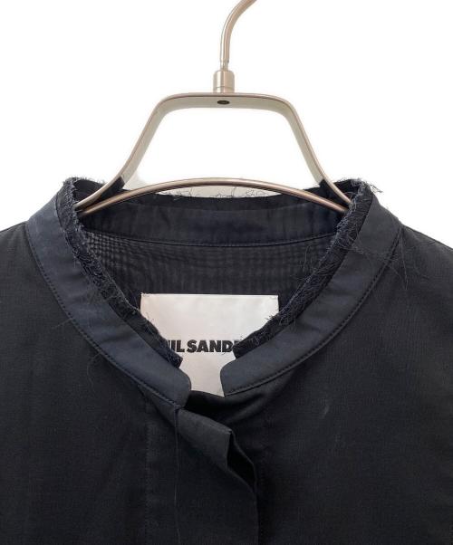 JIL SANDER（ジルサンダー）JIL SANDER (ジルサンダー) シャツワンピース ブラック サイズ:34の古着・服飾アイテム