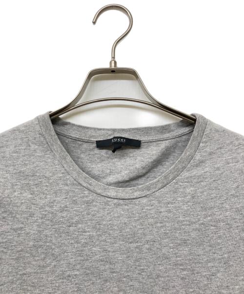GUCCI（グッチ）GUCCI (グッチ) 袖プリントTシャツ グレー サイズ:sizeSの古着・服飾アイテム