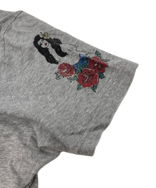 GUCCI（グッチ）GUCCI (グッチ) 袖プリントTシャツ グレー サイズ:sizeSの古着・服飾アイテム
