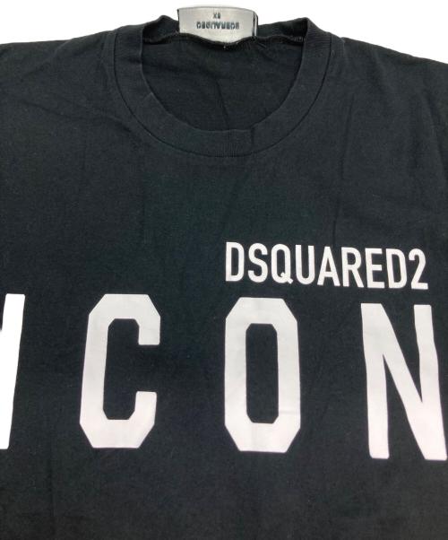 DSQUARED2（ディースクエアード）DSQUARED2 (ディースクエアード) ICON Tシャツ ブラック サイズ:XSの古着・服飾アイテム