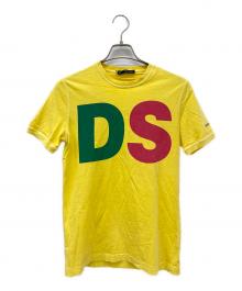 DSQUARED2（ディースクエアード）の古着「ビッグロゴTシャツ」｜イエロー