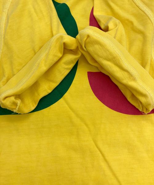 DSQUARED2（ディースクエアード）DSQUARED2 (ディースクエアード) ビッグロゴTシャツ イエロー サイズ:Sの古着・服飾アイテム