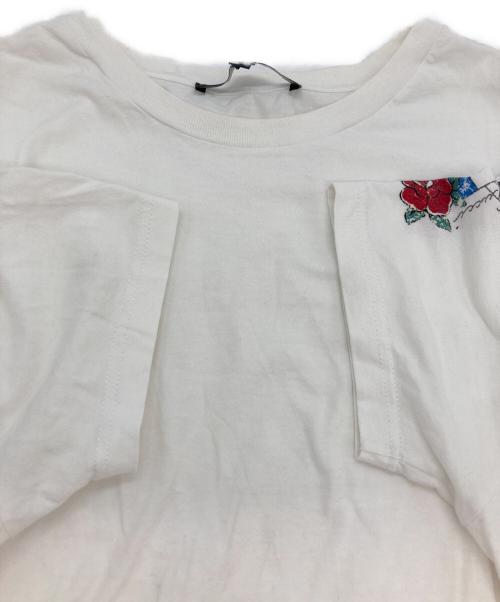 GUCCI（グッチ）GUCCI (グッチ) 袖プリントTシャツ ホワイト サイズ:Sの古着・服飾アイテム