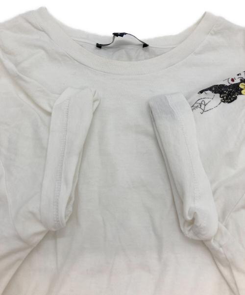 GUCCI（グッチ）GUCCI (グッチ) 袖プリントTシャツ ホワイト サイズ:Sの古着・服飾アイテム