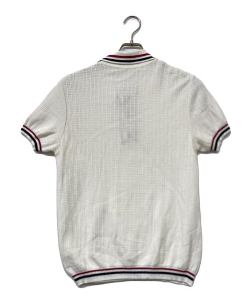 GUCCI（グッチ）GUCCI (グッチ) レギュラーカラー編み込みニット ホワイト サイズ:sizeSの古着・服飾アイテム