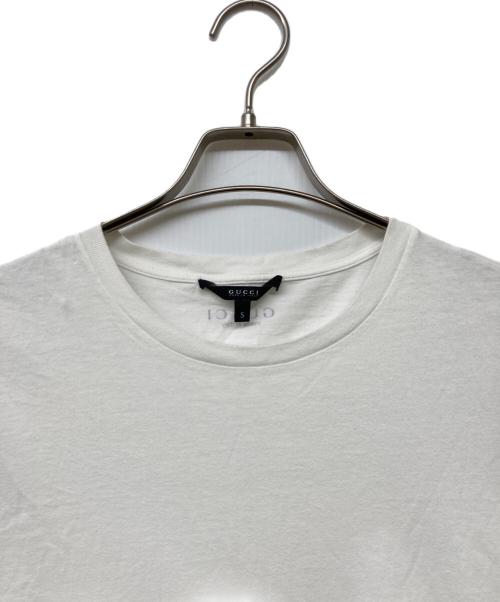 GUCCI（グッチ）GUCCI (グッチ) シェリーラインTシャツ ホワイト サイズ:sizeSの古着・服飾アイテム