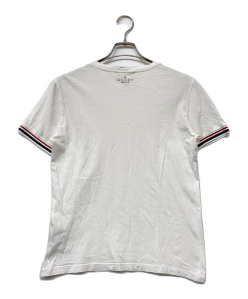 GUCCI（グッチ）GUCCI (グッチ) シェリーラインTシャツ ホワイト サイズ:sizeSの古着・服飾アイテム