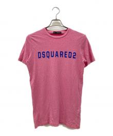 DSQUARED2（ディースクエアード）の古着「ロゴプリントTシャツ」｜ピンク