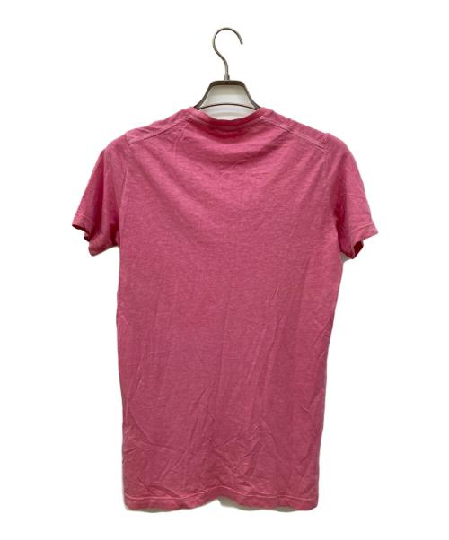 DSQUARED2（ディースクエアード）DSQUARED2 (ディースクエアード) ロゴプリントTシャツ ピンク サイズ:Mの古着・服飾アイテム