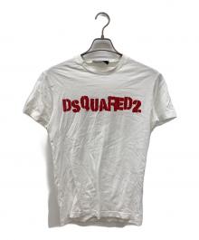 DSQUARED2（ディースクエアード）の古着「ロゴプリントTシャツ」｜ホワイト
