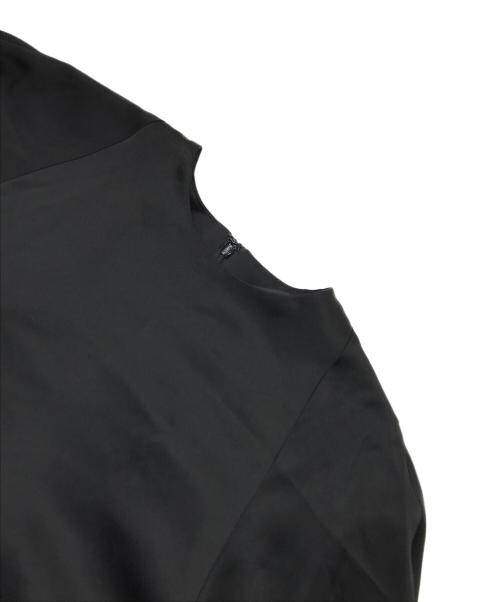 DOMELLE（ドメル）DOMELLE (ドメル) ACE/PE SATIN DRESS/長袖ワンピース ブラック サイズ:1の古着・服飾アイテム