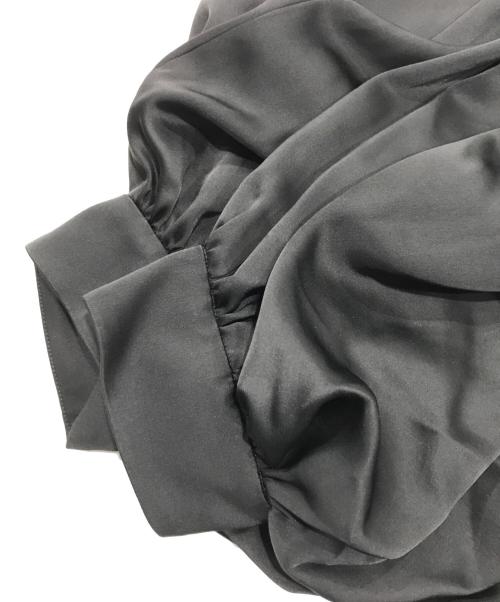 DOMELLE（ドメル）DOMELLE (ドメル) ACE/PE SATIN DRESS/長袖ワンピース ブラック サイズ:1の古着・服飾アイテム