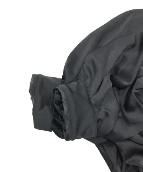 DOMELLE（ドメル）DOMELLE (ドメル) ACE/PE SATIN DRESS/長袖ワンピース ブラック サイズ:1の古着・服飾アイテム
