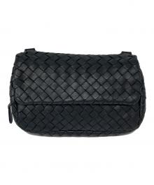 BOTTEGA VENETA（ボッテガベネタ）の古着「チェーンショルダーバッグ」｜ブラック