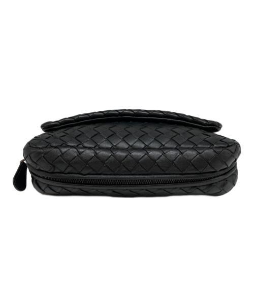 BOTTEGA VENETA（ボッテガベネタ）BOTTEGA VENETA (ボッテガベネタ) チェーンショルダーバッグ ブラックの古着・服飾アイテム