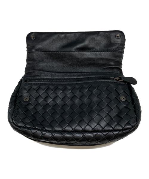 BOTTEGA VENETA（ボッテガベネタ）BOTTEGA VENETA (ボッテガベネタ) チェーンショルダーバッグ ブラックの古着・服飾アイテム