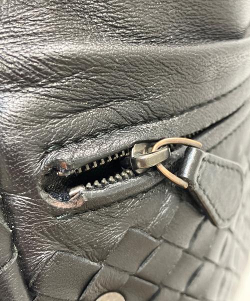 BOTTEGA VENETA（ボッテガベネタ）BOTTEGA VENETA (ボッテガベネタ) チェーンショルダーバッグ ブラックの古着・服飾アイテム