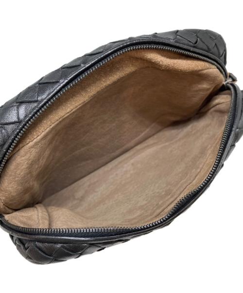 BOTTEGA VENETA（ボッテガベネタ）BOTTEGA VENETA (ボッテガベネタ) チェーンショルダーバッグ ブラックの古着・服飾アイテム