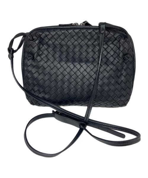 BOTTEGA VENETA（ボッテガベネタ）BOTTEGA VENETA (ボッテガベネタ) ショルダーバッグ ブラックの古着・服飾アイテム