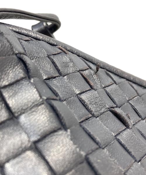 BOTTEGA VENETA（ボッテガベネタ）BOTTEGA VENETA (ボッテガベネタ) ショルダーバッグ ブラックの古着・服飾アイテム