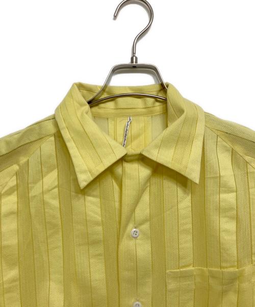 m's braque（エムズブラック）M'S BRAQUE (エムズブラック) オープンカラーシャツ イエロー サイズ:36の古着・服飾アイテム