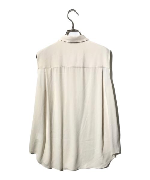 theory（セオリー）theory (セオリー) パウダークレープスリーブレスシャツブラウス アイボリー サイズ:Pの古着・服飾アイテム