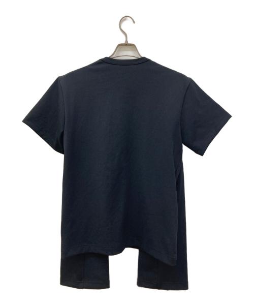COMME des GARCONS HOMME PLUS（コムデギャルソンオムプリュス）COMME des GARCONS HOMME PLUS (コムデギャルソンオムプリュス) ジップデザイン半袖カットソー ブラック サイズ:Sの古着・服飾アイテム
