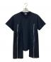COMME des GARCONS HOMME PLUS（コムデギャルソンオムプリュス）の古着「ジップデザイン半袖カットソー」｜ブラック