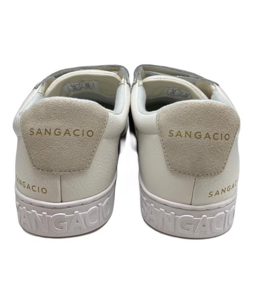Sangacio（サンガッチョ）SANGACIO (サンガッチョ) ベルクロスニーカー ホワイト サイズ:28cmの古着・服飾アイテム