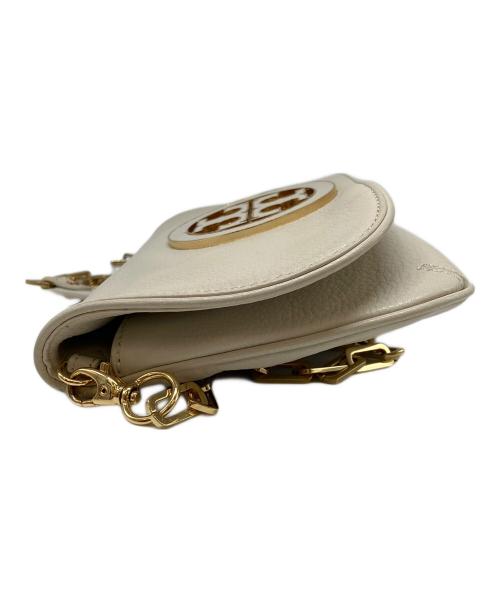 TORY BURCH（トリーバーチ）TORY BURCH (トリーバーチ) チェーンショルダーバッグ ベージュの古着・服飾アイテム