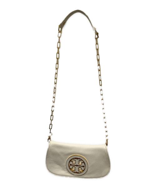 TORY BURCH（トリーバーチ）TORY BURCH (トリーバーチ) チェーンショルダーバッグ ベージュの古着・服飾アイテム