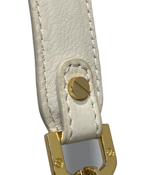 TORY BURCH（トリーバーチ）TORY BURCH (トリーバーチ) チェーンショルダーバッグ ベージュの古着・服飾アイテム