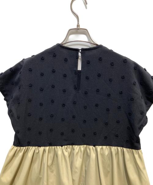 rosy monster（ロージーモンスター）rosy monster (ロージーモンスター) フラワーアップリケワンピース ブラック サイズ:FREEの古着・服飾アイテム