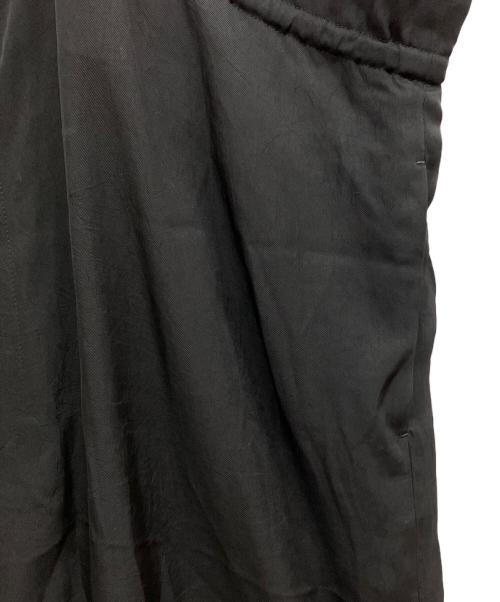 SACRA（サクラ）SACRA (サクラ) アセテート ブライト ツイル サロペット ブラック サイズ:SIZE38の古着・服飾アイテム