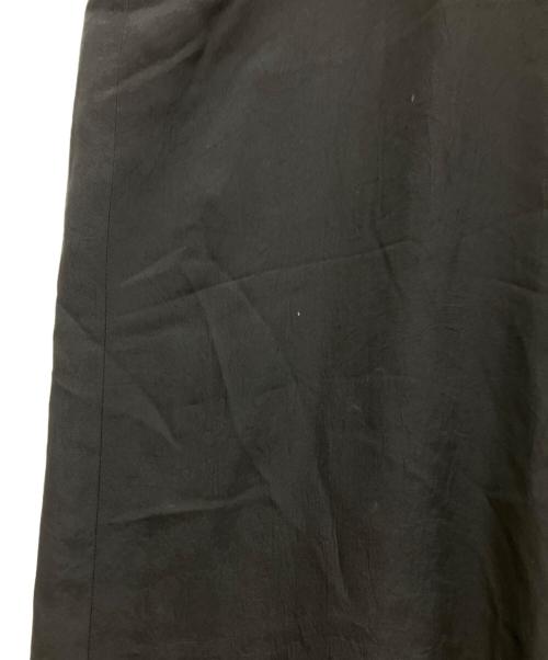 SACRA（サクラ）SACRA (サクラ) アセテート ブライト ツイル サロペット ブラック サイズ:SIZE38の古着・服飾アイテム